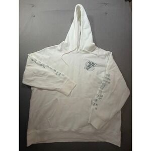 Levis Silver Tab White Graphic Hoodie Pullover Sweatshirt Mens Size XL